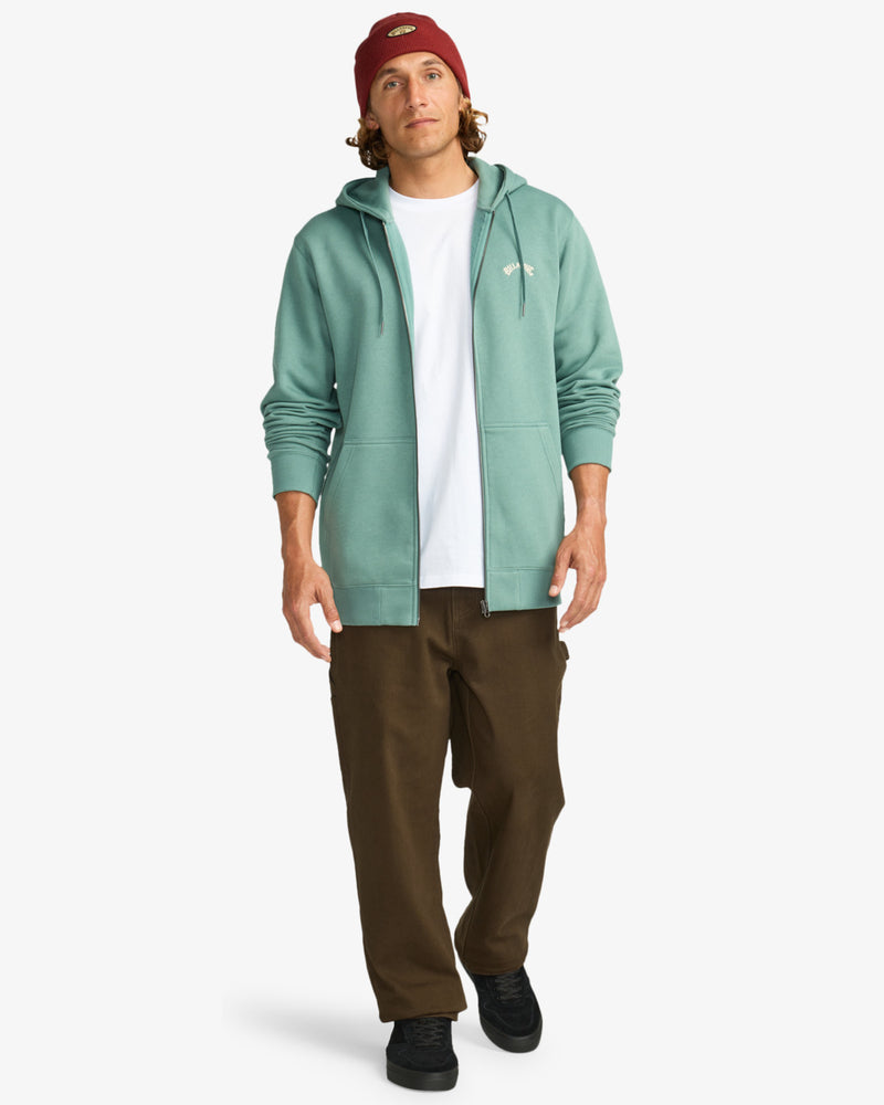 Load image into Gallery viewer, Billabong Men&#39;s Arch Zip Hoodie Sagebrush EBYFT00148-BMR0
