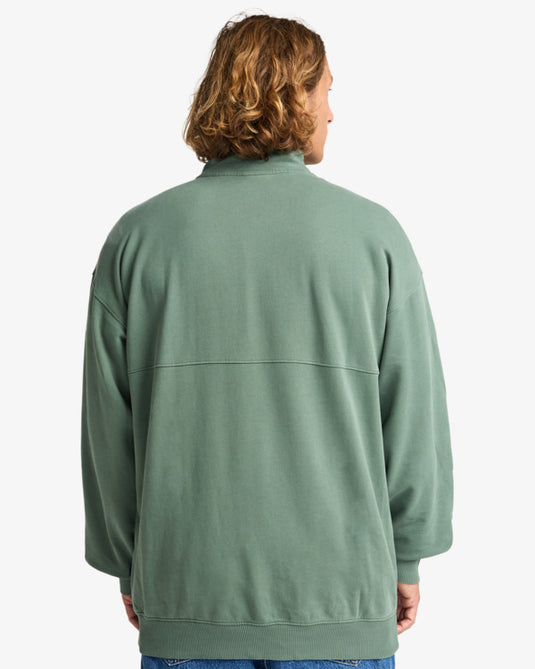 Billabong Men's Core Lord Half Zip Sweatshirt Hunter EBYFT00150-GPL0