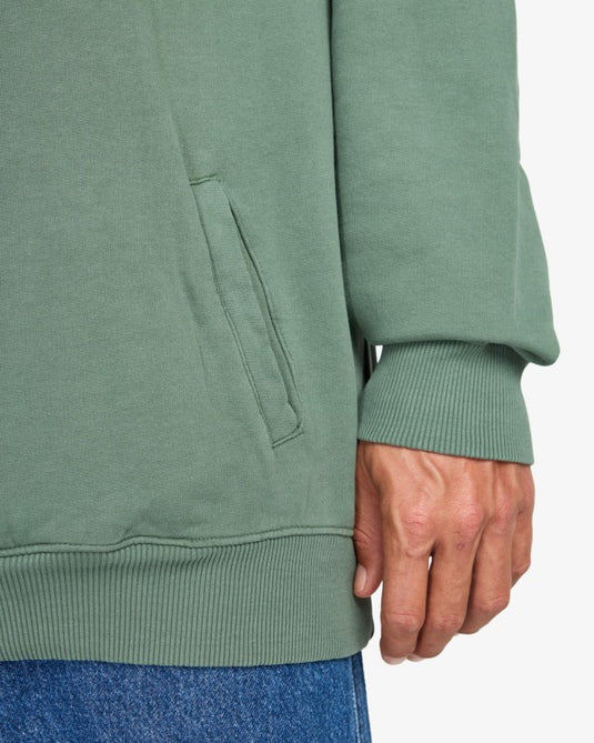 Billabong Men's Core Lord Half Zip Sweatshirt Hunter EBYFT00150-GPL0