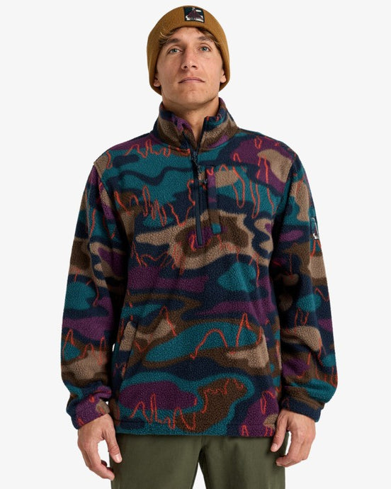Billabong Men's Boundary Taffe Fleece Camo EBYFT00157-CAM