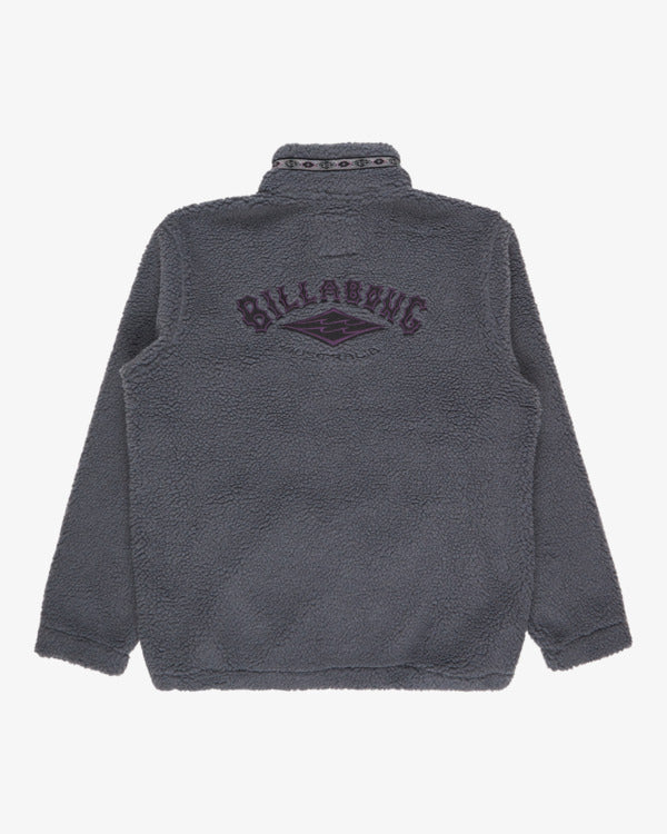 Load image into Gallery viewer, Billabong Men&#39;s Boundary Tombstone Half Zip Mock Fleece Pewter EBYFT00158-PEW
