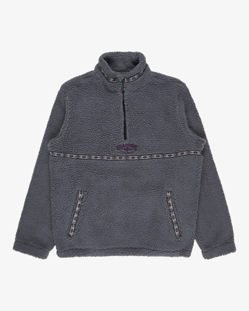 Load image into Gallery viewer, Billabong Men&#39;s Boundary Tombstone Half Zip Mock Fleece Pewter EBYFT00158-PEW
