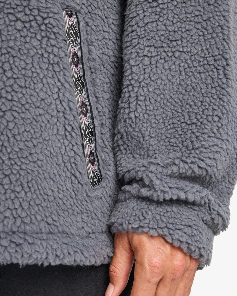 Load image into Gallery viewer, Billabong Men&#39;s Boundary Tombstone Half Zip Mock Fleece Pewter EBYFT00158-PEW
