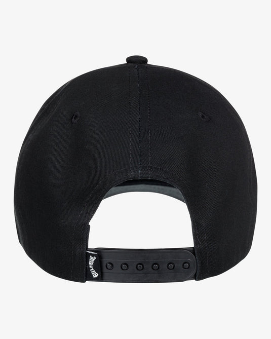 Billabog Men's Arch Snapback Cap Black EBYHA00128-BLK