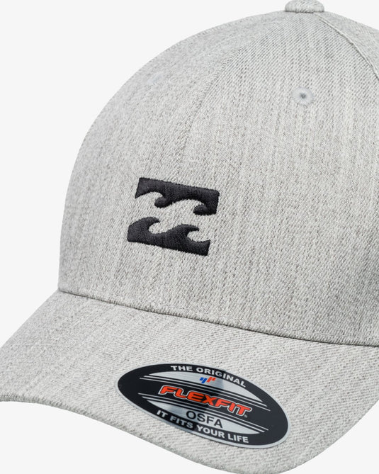 Billabong Men's All Day Flexfit Cap Grey Heather EBYHA00134-GRH