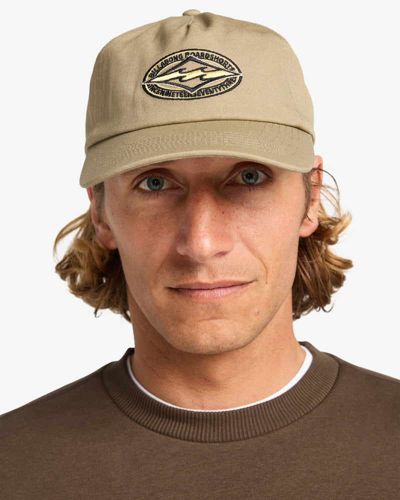 Load image into Gallery viewer, Billabong Mens&#39; Origin Snapback Cap Gravel EBYHA00151-GRV
