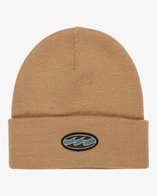 Billabong Men's Every Other Day Cuff Beanie Khaki EBYHA00155-KHA