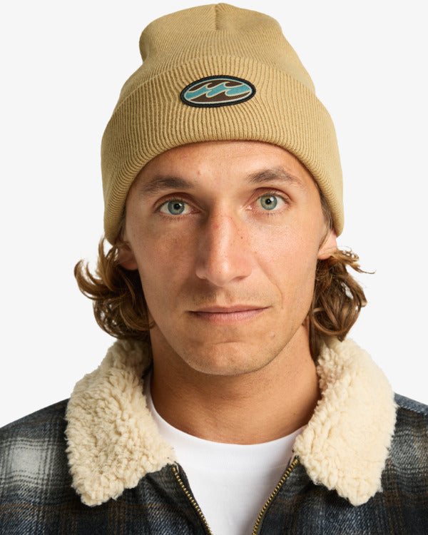 Load image into Gallery viewer, Billabong Men's Every Other Day Cuff Beanie Khaki EBYHA00155-KHA
