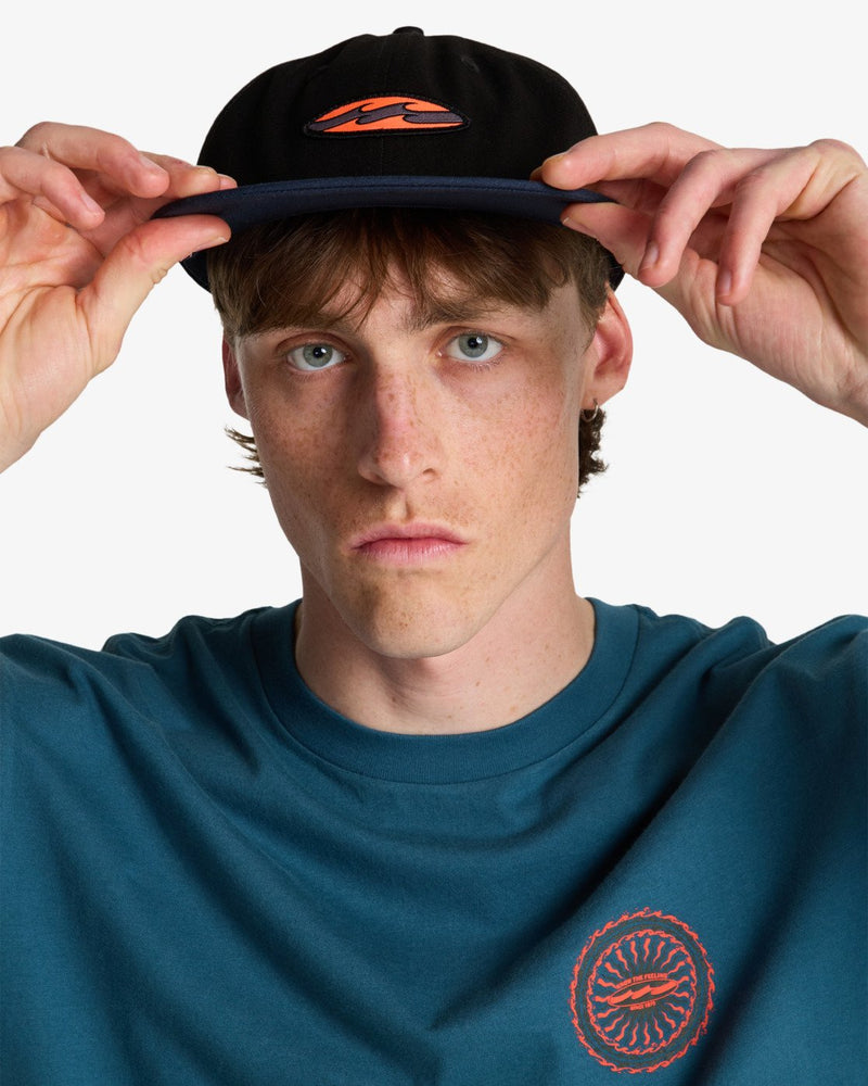 Load image into Gallery viewer, Billabong Unisex Since 73 Burleigh Snapback Cap Black EBYHA00170-BLK
