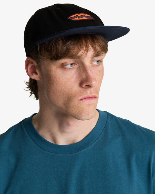 Billabong Unisex Since 73 Burleigh Snapback Cap Black EBYHA00170-BLK