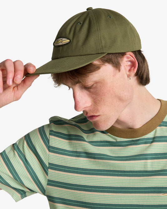 Billabong Unisex Burleigh Snapback Hat Moss Green EBYHA00170-GLW0