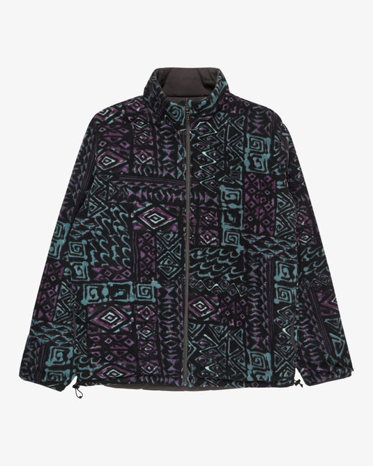 Billabong Men's Unwind Revo 10K Reversible Puffer Jacket Raven EBYJK00124-RAV