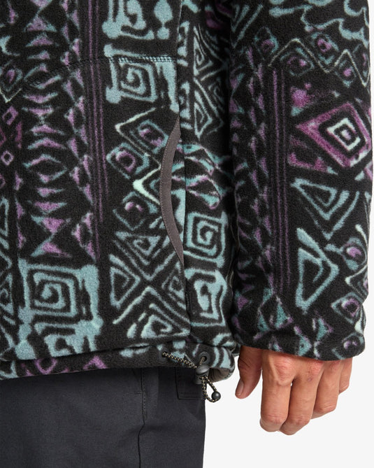 Billabong Men's Unwind Revo 10K Reversible Puffer Jacket Raven EBYJK00124-RAV