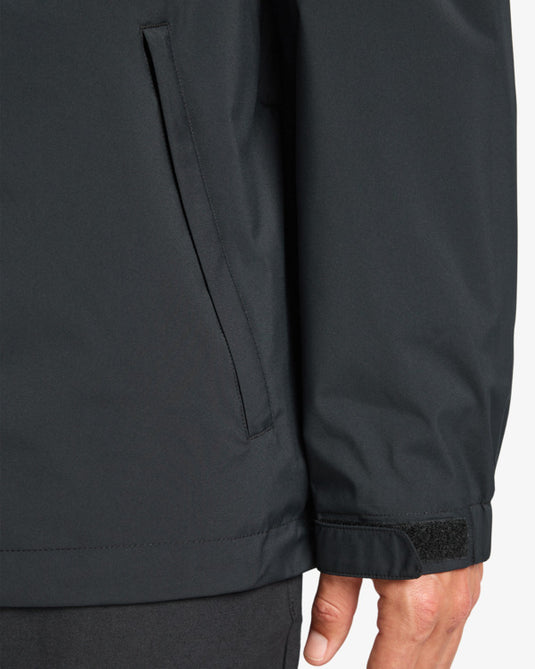Billabong Men's Rainstorm 10K Shell Jacket Black EBYJK00137-BLK