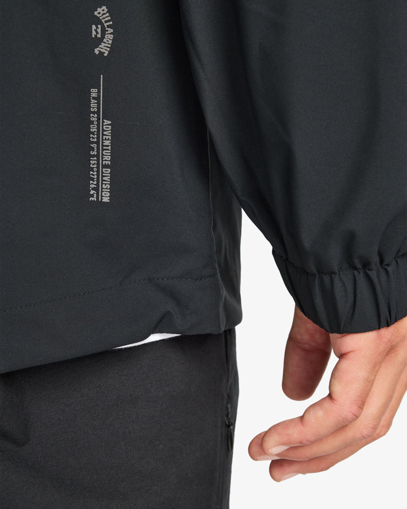 Load image into Gallery viewer, Billabong Men&#39;s Rainstorm 10K Shell Jacket Black EBYJK00137-BLK

