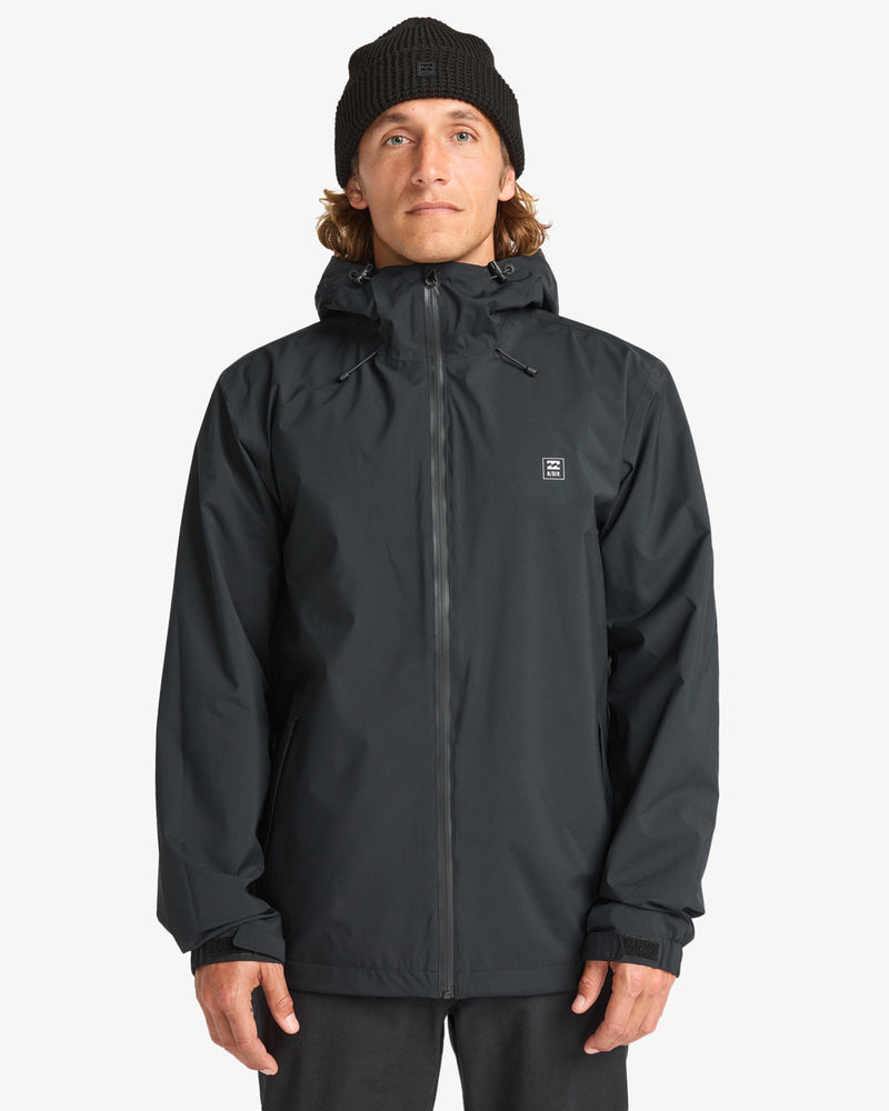 Load image into Gallery viewer, Billabong Men&#39;s Rainstorm 10K Shell Jacket Black EBYJK00137-BLK
