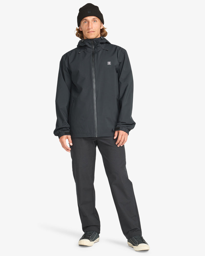 Load image into Gallery viewer, Billabong Men&#39;s Rainstorm 10K Shell Jacket Black EBYJK00137-BLK
