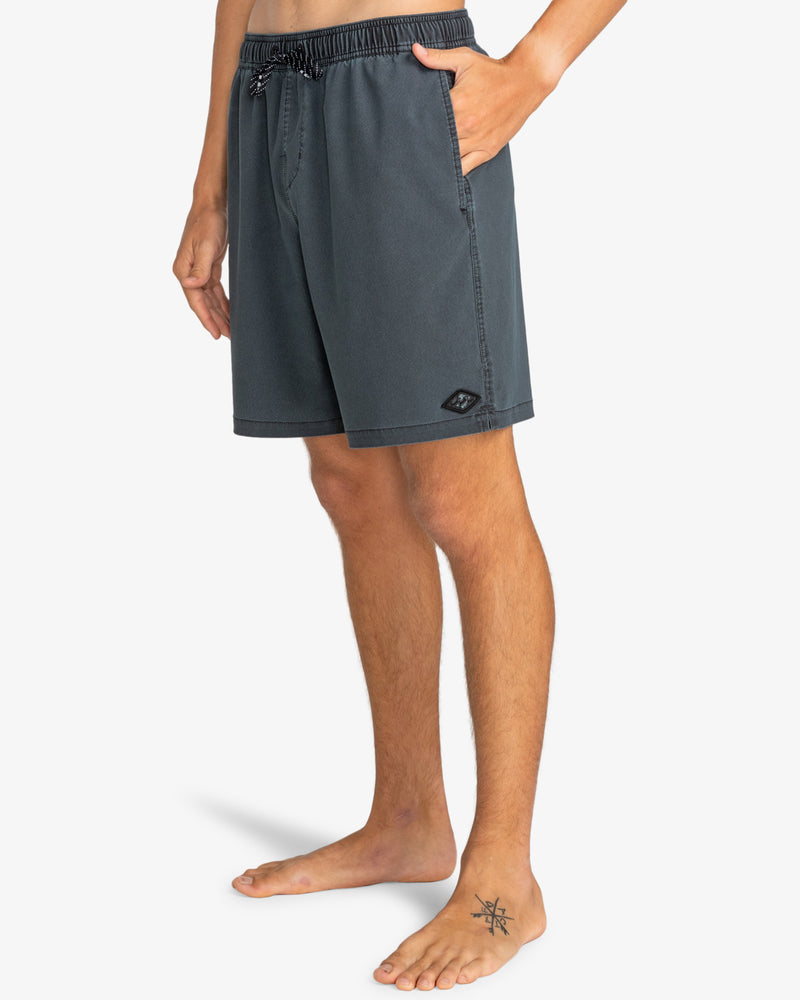 Load image into Gallery viewer, Billabong Men&#39;s Wasted Times Layback Fit 18.5&quot; Boardshorts Black EBYJV00126-BLK
