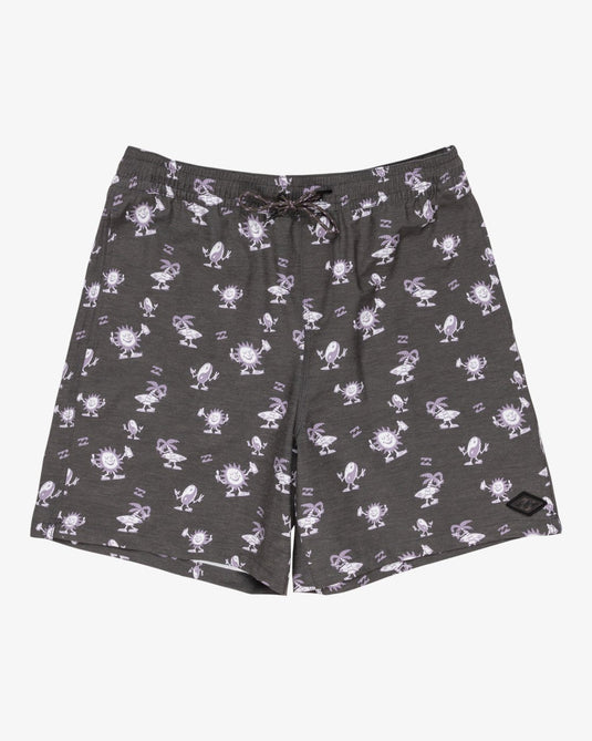 Billabong Men's Wasted Times 18.5'' Swim Shorts Raven EBYJV00139-RAV