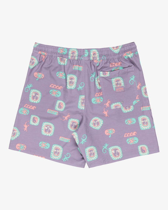 Billabong Men's Wasted Times 18.5'' Swim Shorts Purple Ash EBYJV00139-SKW0
