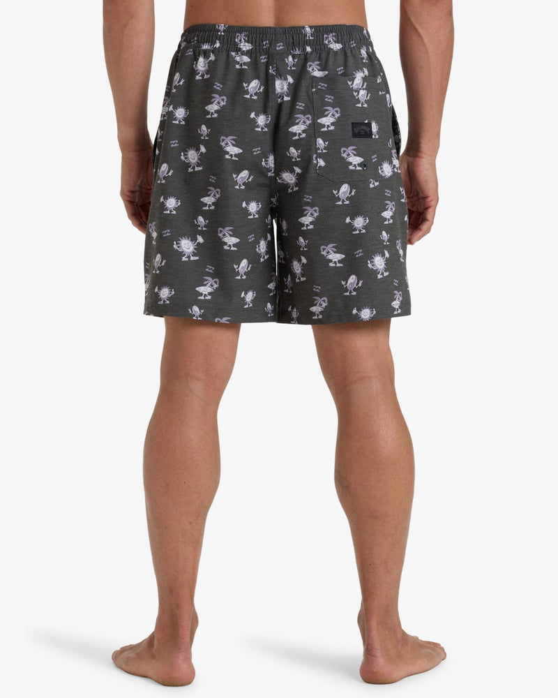 Load image into Gallery viewer, Billabong Men&#39;s Wasted Times 18.5&#39;&#39; Swim Shorts Raven EBYJV00139-RAV
