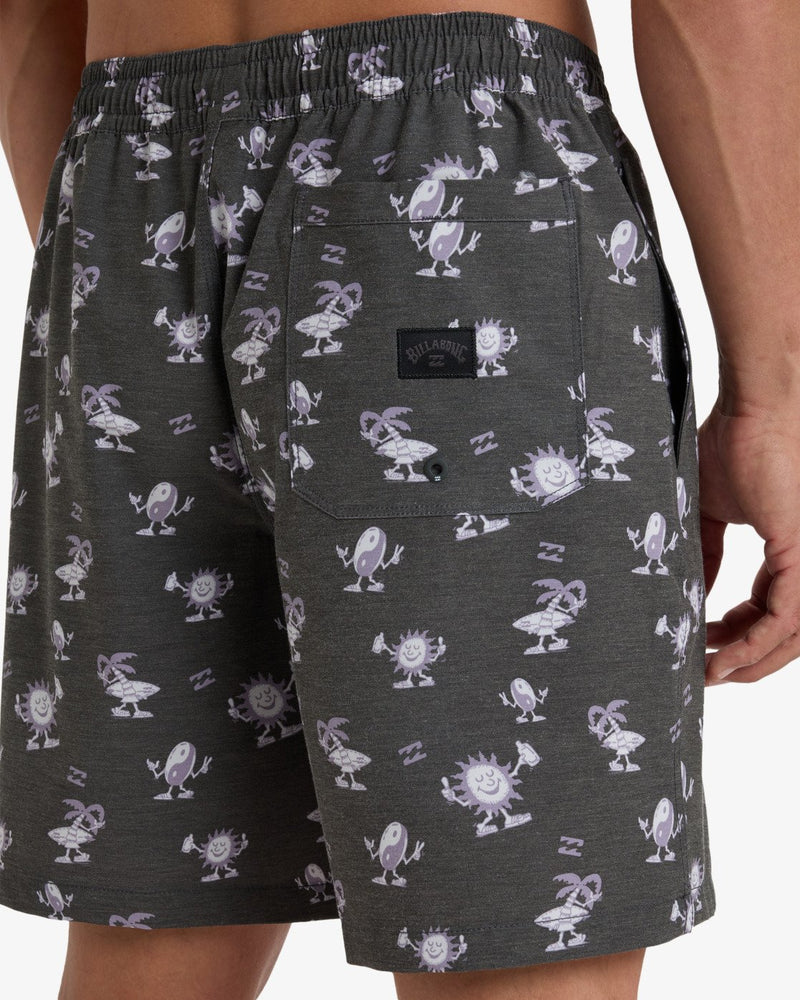 Load image into Gallery viewer, Billabong Men&#39;s Wasted Times 18.5&#39;&#39; Swim Shorts Raven EBYJV00139-RAV
