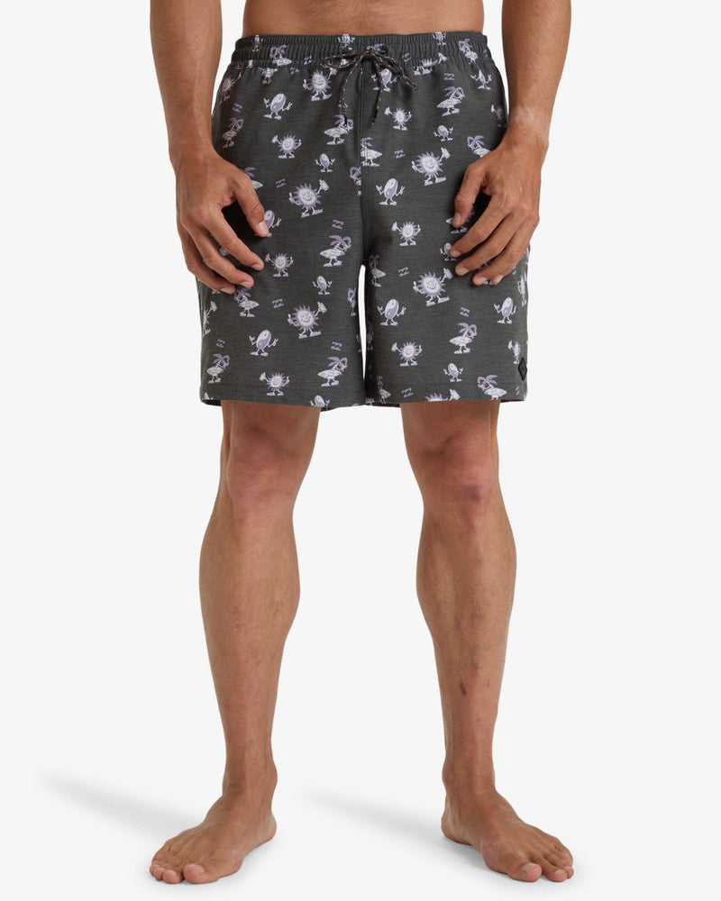 Load image into Gallery viewer, Billabong Men&#39;s Wasted Times 18.5&#39;&#39; Swim Shorts Raven EBYJV00139-RAV
