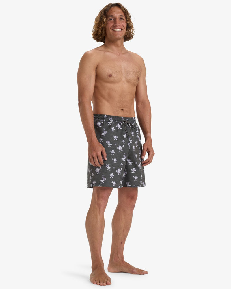 Load image into Gallery viewer, Billabong Men&#39;s Wasted Times 18.5&#39;&#39; Swim Shorts Raven EBYJV00139-RAV
