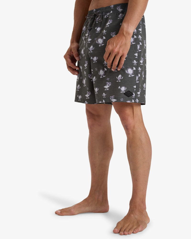 Load image into Gallery viewer, Billabong Men&#39;s Wasted Times 18.5&#39;&#39; Swim Shorts Raven EBYJV00139-RAV
