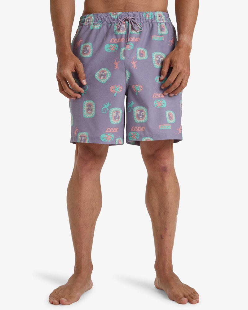 Load image into Gallery viewer, Billabong Men&#39;s Wasted Times 18.5&#39;&#39; Swim Shorts Purple Ash EBYJV00139-SKW0
