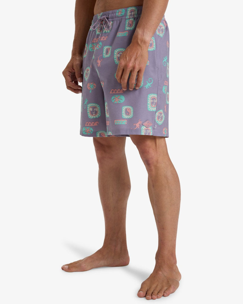 Load image into Gallery viewer, Billabong Men&#39;s Wasted Times 18.5&#39;&#39; Swim Shorts Purple Ash EBYJV00139-SKW0
