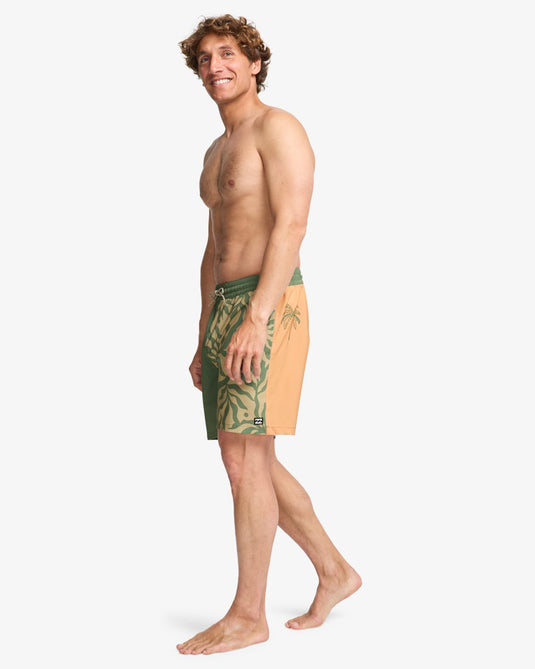 Billabong Reflection Layback Boardshorts Orange EBYJV00157-NFW6
