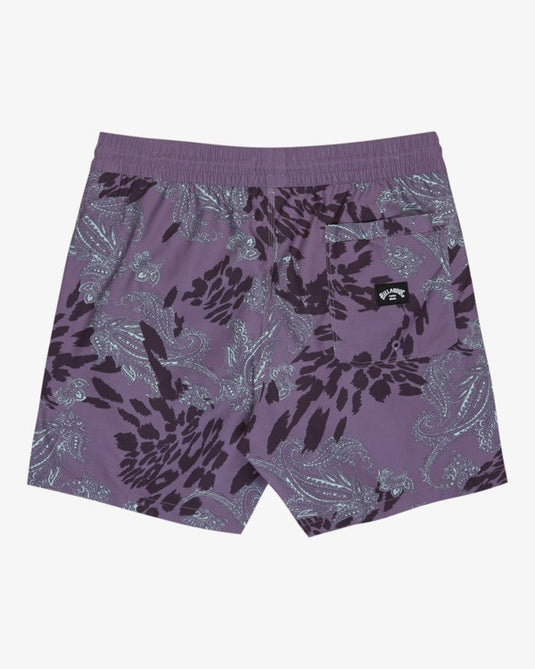 Billabong Men's Vacay Layback Boardshorts Steel Purple EBYJV00159-SNY1
