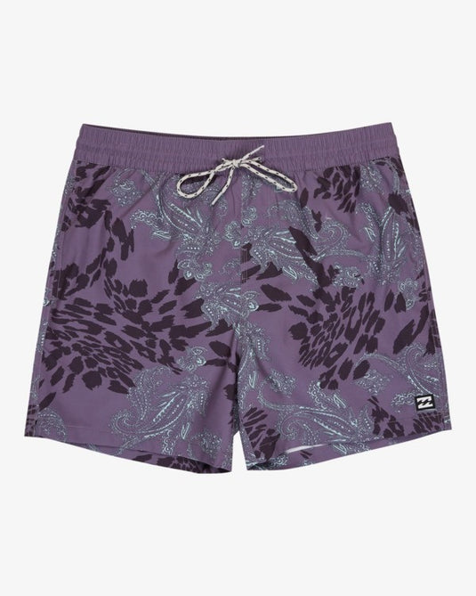 Billabong Men's Vacay Layback Boardshorts Steel Purple EBYJV00159-SNY1