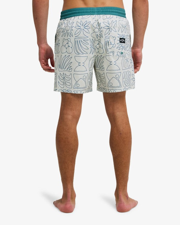 Load image into Gallery viewer, Billabong Men's Vacay Layback Boardshorts Sea Green EBYJV00159-BMR4

