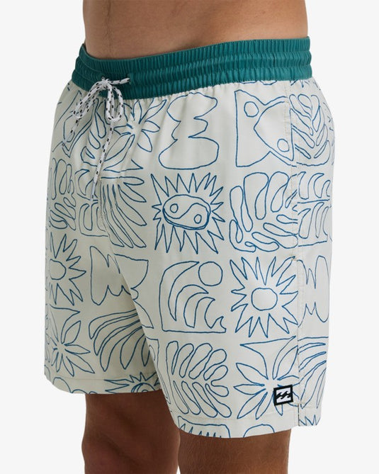Billabong Men's Vacay Layback Boardshorts Sea Green EBYJV00159-BMR4