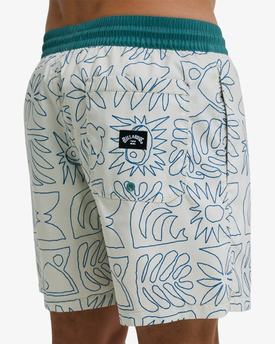 Billabong Men's Vacay Layback Boardshorts Sea Green EBYJV00159-BMR4