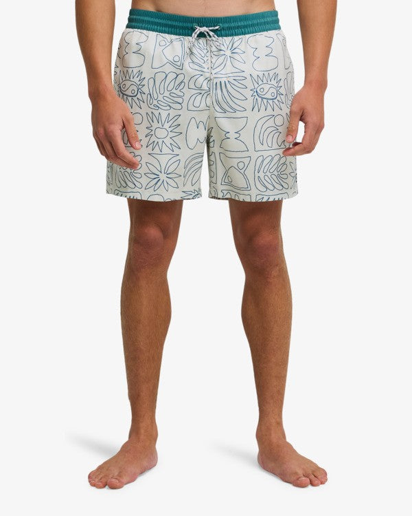 Load image into Gallery viewer, Billabong Men's Vacay Layback Boardshorts Sea Green EBYJV00159-BMR4
