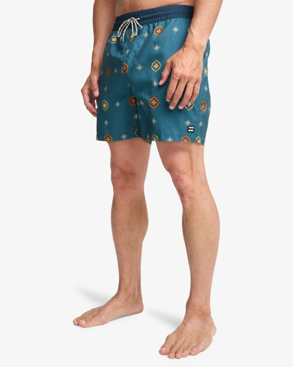 Load image into Gallery viewer, Billabong Men's Vacay Layback Boardshorts Real Teal EBYJV00159-BPR3
