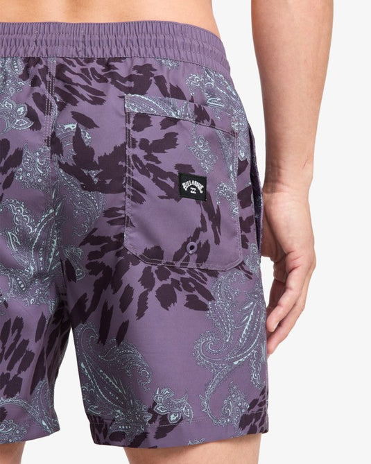 Billabong Men's Vacay Layback Boardshorts Steel Purple EBYJV00159-SNY1