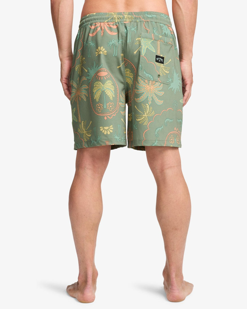 Load image into Gallery viewer, Billabong Wasted Times Layback Boardshorts Moss Green EBYJV00160-GLW4
