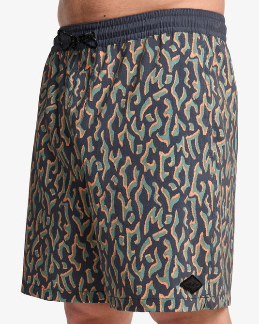 Billabong Wasted Times Layback Boardshorts Charcoal Grey EBYJV00160-KYC3