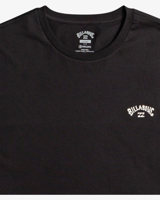 Billabong Men's Arch Crew T-Shirt Black EBYKT00100-BLK