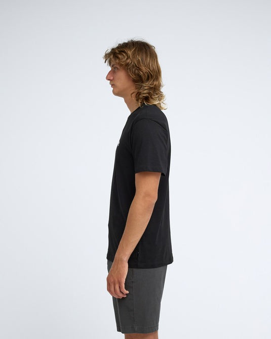Billabong Men's Arch Crew T-Shirt Black EBYKT00100-BLK