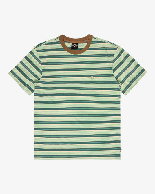 Billabong Men's Baxter Short Sleeve T-Shirt Sea Green EBYKT00120-BMR0