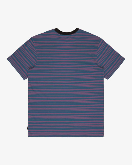 Billabong Men's Baxter Short Sleeve T-Shirt Real Teal EBYKT00120-BPR0