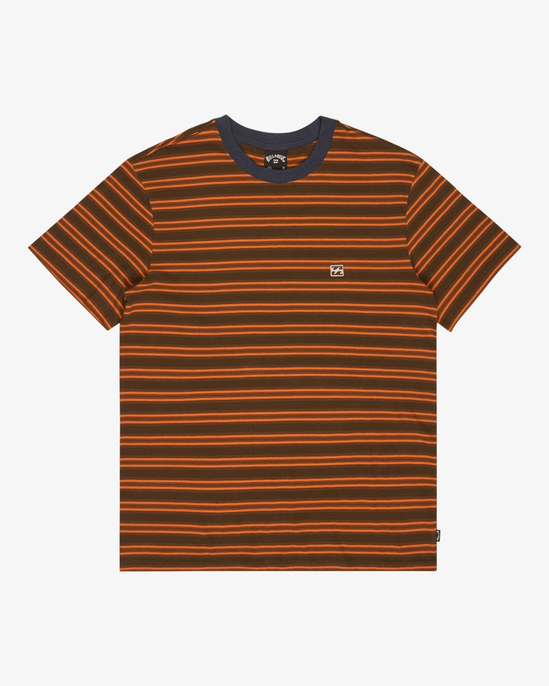 Load image into Gallery viewer, Billabong Men's Baxter Short Sleeve T-Shirt Dark Brown EBYKT00120-CSR0
