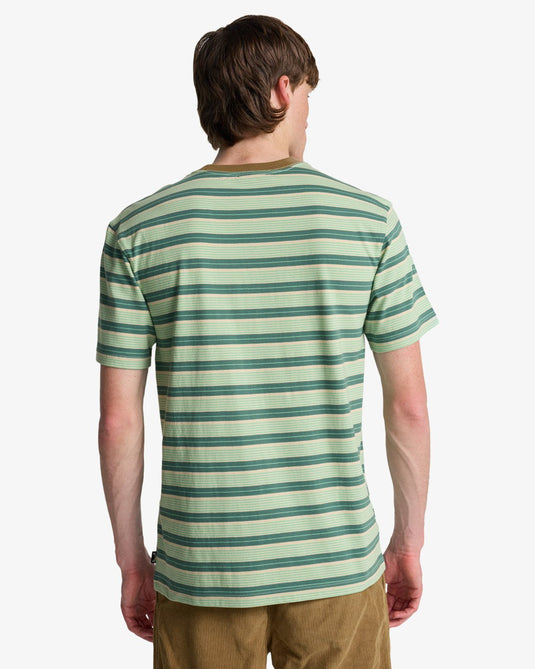 Billabong Men's Baxter Short Sleeve T-Shirt Sea Green EBYKT00120-BMR0