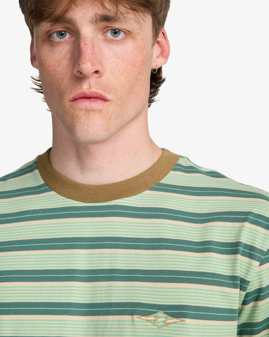 Billabong Men's Baxter Short Sleeve T-Shirt Sea Green EBYKT00120-BMR0
