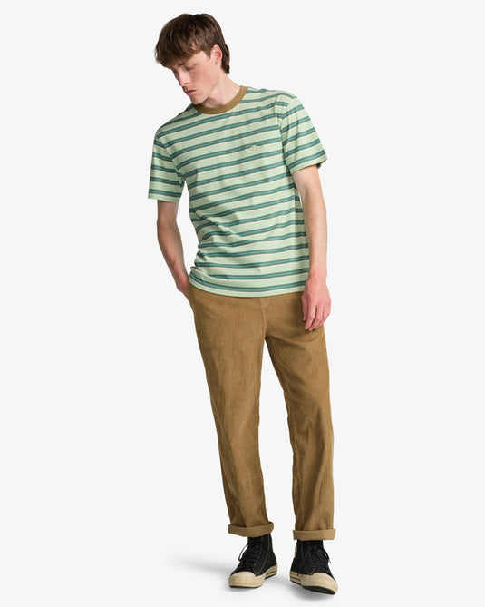 Billabong Men's Baxter Short Sleeve T-Shirt Sea Green EBYKT00120-BMR0